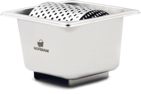 W WONSHARE Butter-Rad | Edelstahl-Butterstreuer | verteilt Butter gleichmäßig | Edelstahl-Butterroller | hält 3 Butterstäbchen