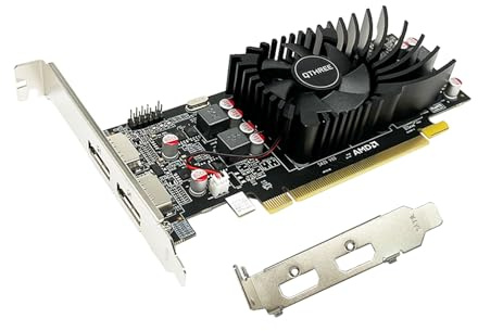 Radeon R7 240 2GB 128 Bit GDDR5 2x HDMI Video Graphics Card GPU,Low Profile | PCI Express x8,Small Form Factor Ready Video Card for PC Office Working,Computer GPU,DirectX 12