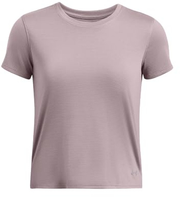Under Armour Women's UA Launch Shortsleeve, Running Top with Reflective Details for Low-Light Runs, Sweat-Wicking Gym Top with Odour Control Technology, Breathable Short Sleeved Tshirt