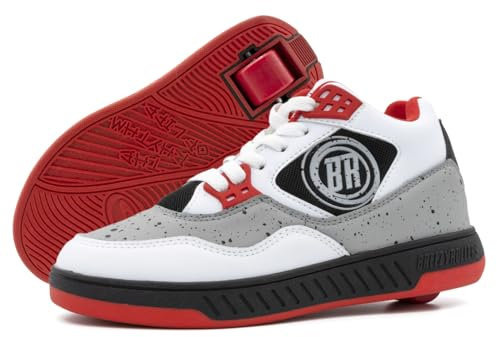 Breezy Rollers Schuhe mit Rollen für Kinder I Schuhe mit Rollen für Kids I Von Kinder Straßen-Schuhen zu Rollschuh in wenigen Sek. I Patentiertes klick-System I Schuhe mit Rollen für Mädchen & Jungen