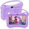 ascrecem Tablet Android 7 Pollici Tablet per Bambini con WiFi Bluetooth Doppia Fotocamera Controllo Parentale 2GB RAM 32GB ROM Copertura Protettiva per Bambini (Viola)