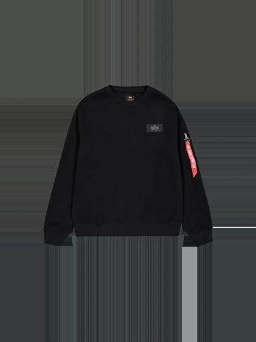 Alpha Industries Herren Back Print Crewneck Sweatshirt (1er Pack)