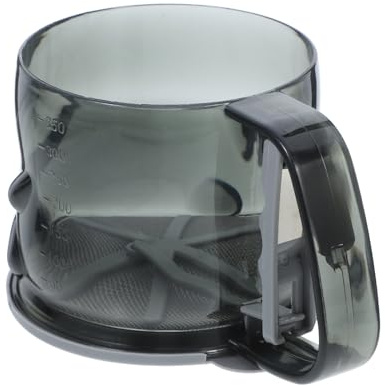 Housoutil Cedazo de Harina Manual Semiautomático Plástico Engrosado Gris Agitador de Harina para Repostería Cocina Hogar Cedazo de Malla Fina para Azúcar Polvo