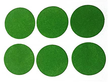 Milageto Pool Tablecloth Stickers Plaster Adesivo Feltro Autoriparante Protezione Strappi Punto Marker Facile Applicazione Adatto per Tavolo da Biliardo, 55MM