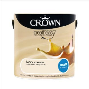 Crown Matt Emulsion 2.5L Ivory Cream