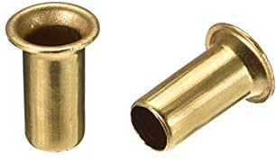 sourcing map 5mmx10mm À Travers Trou Cuivre Creux Rivets Œillet Circuit Planche PCB 200Pcs