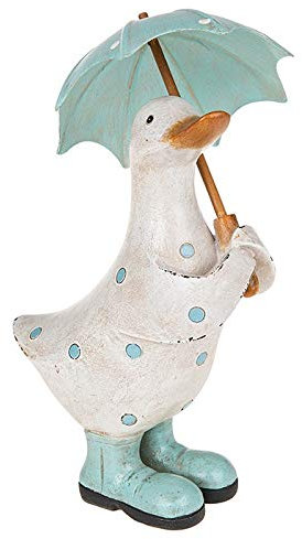 David's Polka Dot Brolly Duck Small Aqua