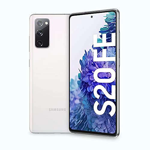 Samsung Smartphone Galaxy S20 FE, Display 6.5 Super AMOLED, 3 Fotocamere Posteriori, 128 GB Espandibili, RAM 6GB, Batteria 4.500mAh, Hybrid SIM, (2020), Bianco (Cloud White) (Ricondizionato)