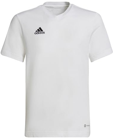 adidas Unisex niños Entrada 22 Tee, White, 13-14 Years