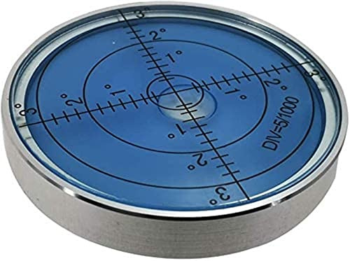 Niveau à bulle horizontal de haute précision - Bande à bulles - Boule - Niveleur de perles - Précision 15'/2 (noctilucent) 60 x 10 mm