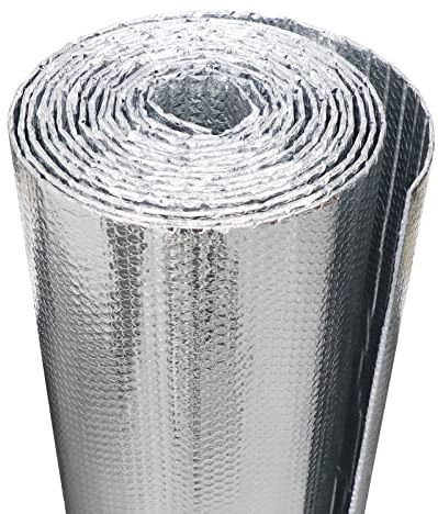 AGHITG Reflective Bubble Window Insulation for Summer Heat, Sun Reflector for Windows, Insulation Roll for RV Window Insulation, 24(W) x10 Ft (L) Window Insulation Kit, RV Windwow Coverings.