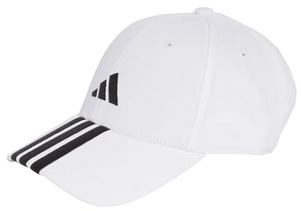 adidas Unisex - Adulto Bball 3S New Logo Hat, White/Black, M-L