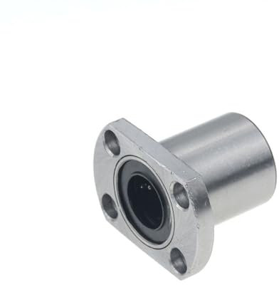 Linearschiene 1 Stück Linearlagerflansch LMH6UU LMH8LUU LMH10UU 6 8 10 12 16 20 mm Innenloch Ovaler Flansch Langer Typ Linearer runder Flansch Gleitführung (Size : LMH8LUU)