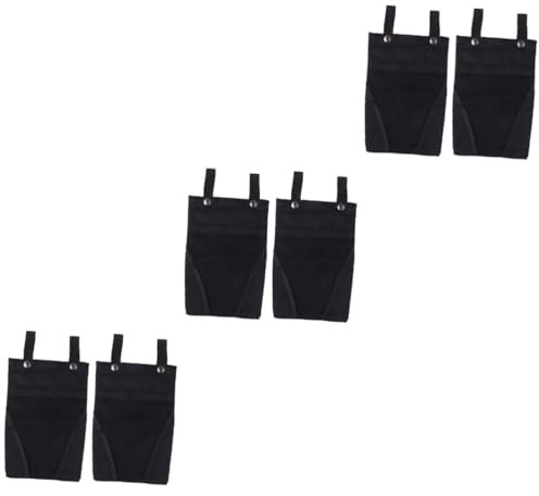BCOATH 6 STK Fahrradtasche Fahrradhängetasche Korbtasche Dreieckstasche Stangentasche Fahrrad-Fronttasche Lenker aufbewahrungssack Storage Pockets Korb zum Aufhängen Lieferungen Black