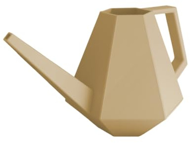 Shapes - Decorations Watering Can Premium Gießkanne 1L Mittel Erdnussbraun, Giesskanne Zimmerpflanzen Indoor Outdoor, Blumengießkanne für Pflanzen Garten Büro Balkon Gazzaladra Design