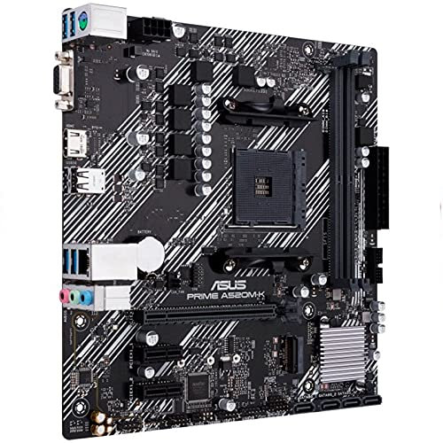 Placa Base mATX AM4, Formato Compacto, tecnología A520, Adecuada para Sistemas de Juego y productividad. Ideal para Equipos de Escritorio.
