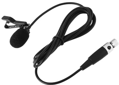 The Lord of the Tools 4 Pin XLR Miniature Lavalier Microphone Compatible with Shure Body Pack Transmitter 150cm