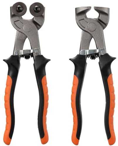 Set di pinze per piastrelle e tagliapiastrelle per mosaico, per porcellana, vetro colorato, piastrelle, ceramica, mosaico, pinze per piastrelle e ruote, tagliapiastrelle in ceramica, pinze per vetro