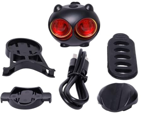 Bike Taillight | Compact Cycling Rearlight,Rechargeable Bike Taillight with 5 Modes for Commuting, Travel, Night, Road, Dirt, Mountain