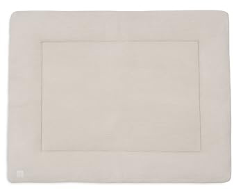 Jollein Krabbeldecke für Baby – Basic Knit – Oatmeal – Laufgittereinlage – 75x95 cm – OEKO-TEX Zertifiziert – Spieldecke Baby