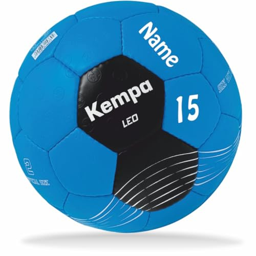 Kempa Sportartikelland Angebot Handball blau Größe 0 personalisiert mit Aufdruck Name