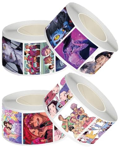 1000PCS Kpop Stickers, Vinyl Waterproof Cute Stickers for Kids Adult, Reusable Kawaii Anime Stickers for Water Bottle Journals, Laptops, Skateboards, Kpop Gifts for Teens Girls Boys