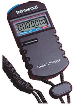 SATZ Heavy Duty Stopwatch | Digital Hand Held Timer For Sports, PE and Activities, Battery Powered, Rugged And Robust