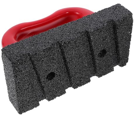 HORIALENCE Strumento la Pulizia Muratura con Manico Ergonomico, Blocco di Macinazione Manuale per Cemento e Mattoni, Utensile Versatile per Rimozione Macchie e Finitura Superfici