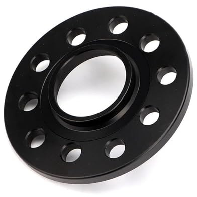 APKOKGNPNC Spurverbreiterung 2 Stück Universal-Radadapter Für 5-Loch-Felgen 10 12 15 20 Mm Lochkreis PCD 5x112 CB 66.5 Mm Rad Distanzscheiben(2PCS 10mm Black)