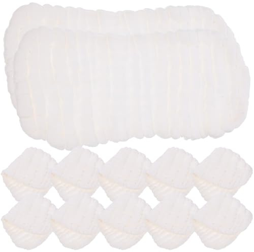 HOMOCONO 10 Piezas de Insertos para Pañales de Tela para Bebés, Forros de Algodón Absorción Múltiple y Diseño Transpirable, Reutilizables y Lavables para Recién Nacidos
