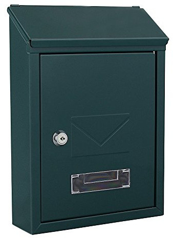 Classico design verde Letterbox Pro First 400 Small post box