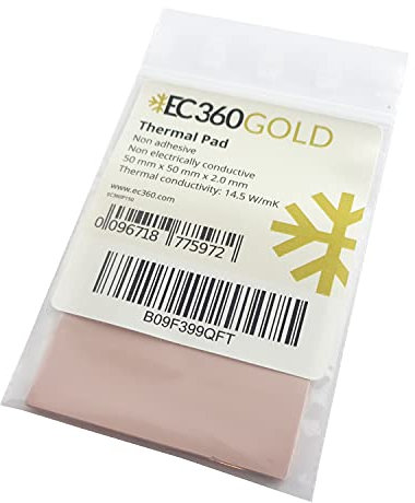 EC360® Gold 14.5W/MK Thermal Pad (50 x 50 x 2.0 mm)