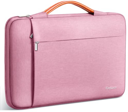 Ferkurn Laptop Case Sleeve Cover Computer Chromebook Case, 13 13.3 Inch | Compatible with MacBook Neo Air M5/M4/M3, MacBook Pro M1 M2, 13.5 Surface Book, Dell XPS, Acer, ASUS, HP OmniBook, Pink