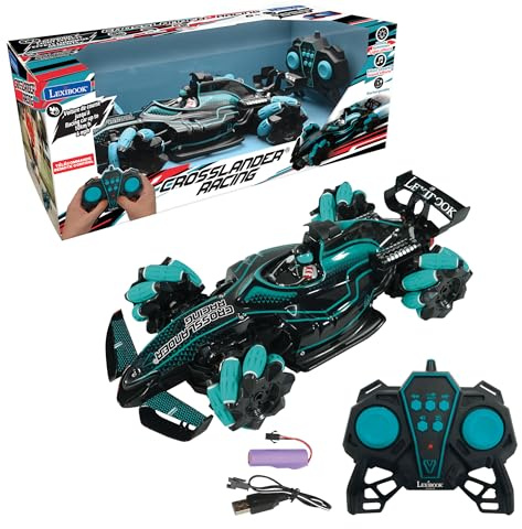 Lexibook, Crosslander Racing, Ferngesteuertes Rennauto, Formel 1, bis zu 10km/h, Licht- und Soundeffekte, Rauchfontäne, inkl. Fernbedienung, wiederaufladbar, RC61