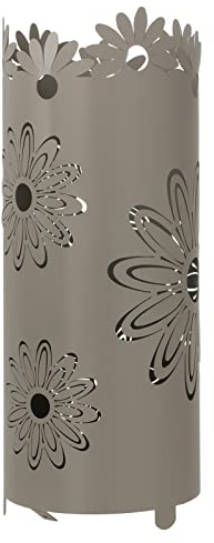 Arti & Mestieri Porta Ombrelli Margherite di design 100% Made in Italy, in Ferro verniciato, 23 x 55H cm (Sabbia)