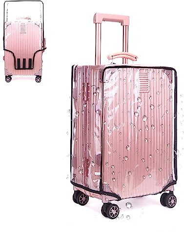 DAGORD Schutzhülle Koffer 28 Zoll Koffer-Abdeckungen Transparente Kofferschutzhülle PVC Koffer Abdeckung Kofferhülle Wasserdicht Staubdicht Gepäckabdeckung Koffer Waschechter Kratzschutz Gepäck Cover