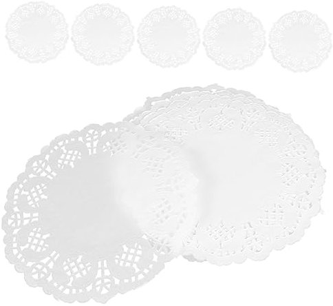 BESTonZON 300stücke Fettdichtes Papier Für Lebensmittel Küchen-backpapier Kuchenunterlage Dessertunterlage Kuchenöl-löschpad Geeignet Für Pizza Frittiertes Sandwiches Oder Andere Snacks