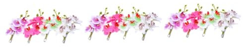 GALPADA 12stücke Künstliche Phalaenopsis Haarnadeln Bunte Orchideen-haarclips Für Hochzeiten Festivals Und Partys Haardekoration Für Damen Und Mädchen