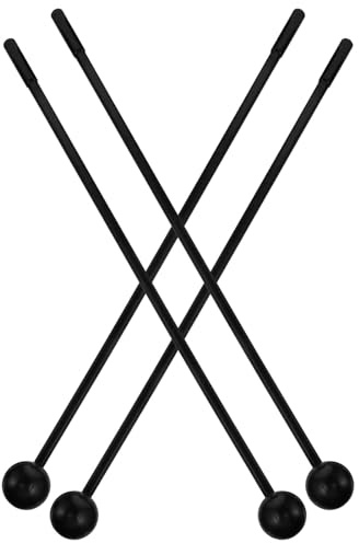 Vaguelly 2 Paar Kunststoff Glatte Bühnen-drumsticks Für Musikinstrumente Percussion-zubehör