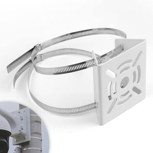 LWLWA Soporte Camara Vigilancia Hierro Engrosado, Soporte Esquina Montaje Ajustable, Oporte Cámara Seguridad Montaje Base, con Soporte Ajustable Diámetro 200 mm, para Montaje Cámara