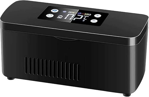 BTOIASYHF Scatola Refrigerata Insulino, Frigorifero Portatile per Farmaci, Contenitore Refrigerato per Farmaci da 2 A 8 ℃, Batteria da 10200 mAh per Automobile, Viaggi, Casa