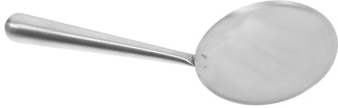 SHOWERORO Stainless Steel Tofu Brain Spoon Small Tofu Ladle Heat Resistant Cooking Spoon for Serving and Soup in Home Kitchen