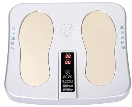 AI Smart Foot Massage Machine, PEMF Foot Massager Device for Improve Sub-Health, Adjustable 3 Levels of Intensity, with Magnetic Energy Frequency: 5mHz and Energy Output:0-40J/cm³