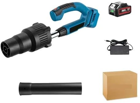 5500W 52000RPM Ventilatore Senza Spazzole Cordless Elettrico Da Neve Spazzatrice For Polveri Attrezzi Giardino For Batteria 18V Molto Potente, Uno Strumento, Infiniti Usi(1 Battery)