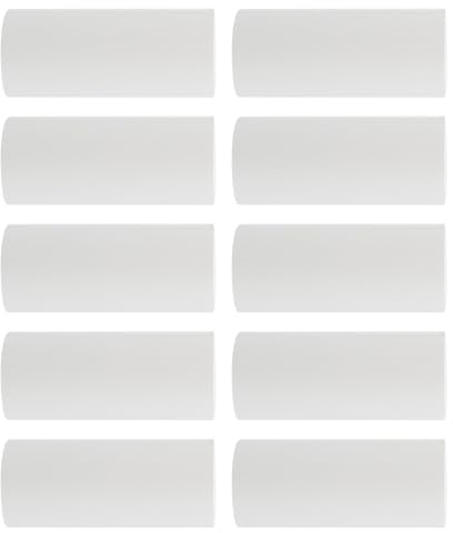 SEWACC Carta Termica per Fotocamera Istantanea per 10 Pezzi 57Φx25Mm Ricarica per Macchina Fotografica Stampa Nitida e Superficie Liscia Accessorio Pratico per Uso Scolastico e Creativo