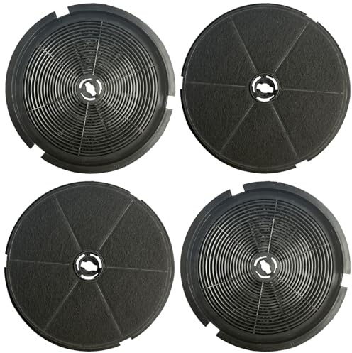 4 Pack CHA21 Charcoal Carbon Filters Compatible with CDA Cooker Extractor Hood Models: CCA5/CIGE9/CIN6/CTE6/3C9/EVP61/EVP91/EVG9/CCA7/ECG6/EVP101/EVP121/EVPK90/CHA21/CST6/CHA25/EIN60