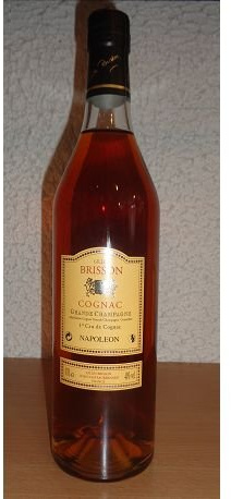 Cognac Napoleon Grande Champagne Gilles Brisson 70CL 40