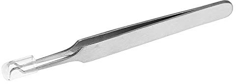 acné tratamiento, y de puntos negros acné extractor de comedones/recta de acero inoxidable curvado pinzas conjunto profesional de puntos negros Facial mancha remover extractor de comedones inst #1