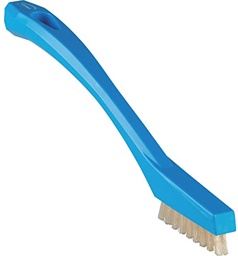Vikan Detail Brush with heat resistant filaments, 205 mm, Very hard, Blue