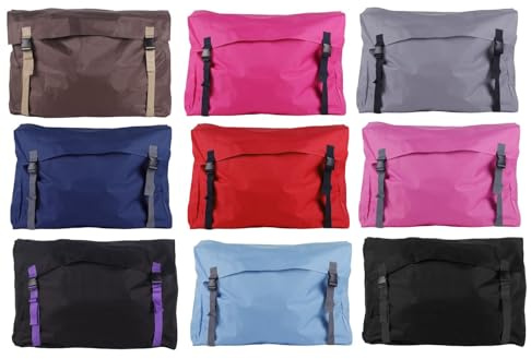 NETPROSHOP Turnier Packsack, große stabile Tasche für Decken und Pflegeartikel, Farbe:Braun